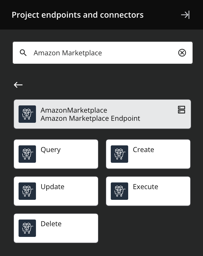 Tipos de atividade do Amazon Marketplace