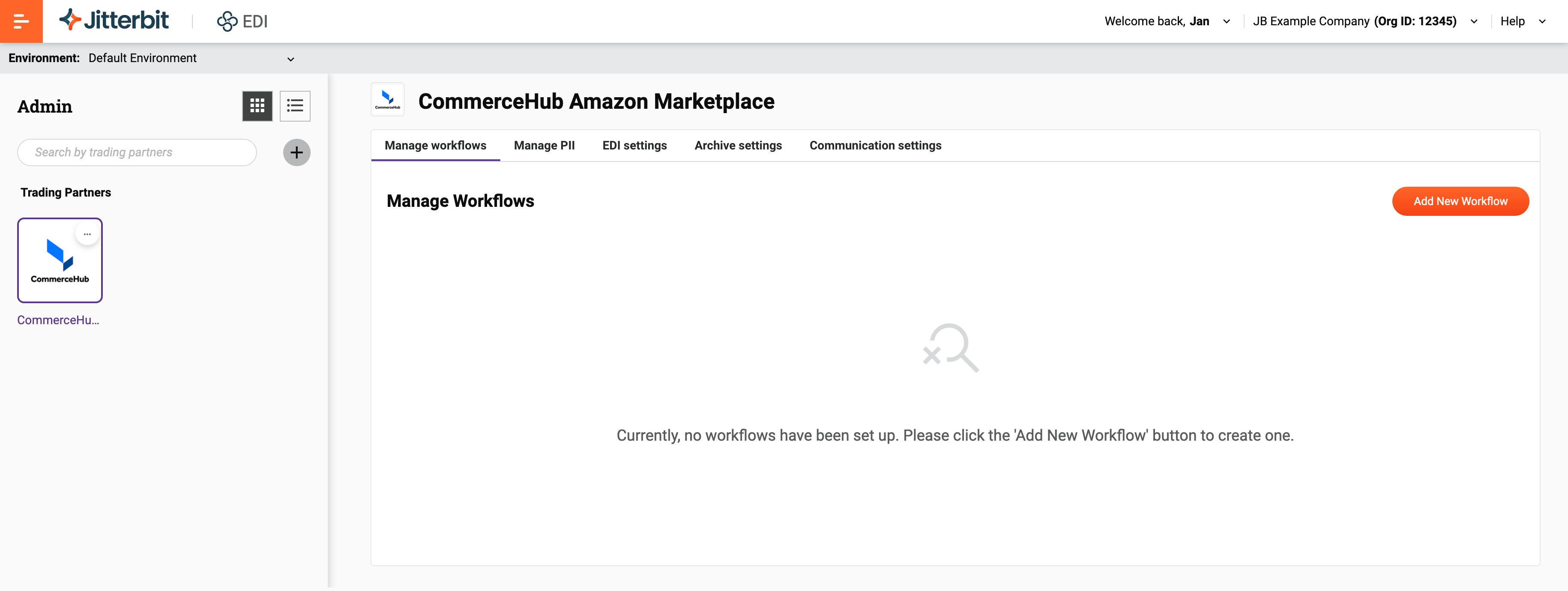 Manage workflows